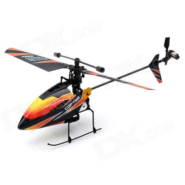V911 4 Canais 2.4GHz Mini Gyro Único Propeller RC - Orange